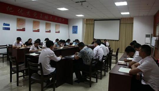 黨支部組織全體黨員開展“兩學(xué)一做”學(xué)習(xí)教育活動